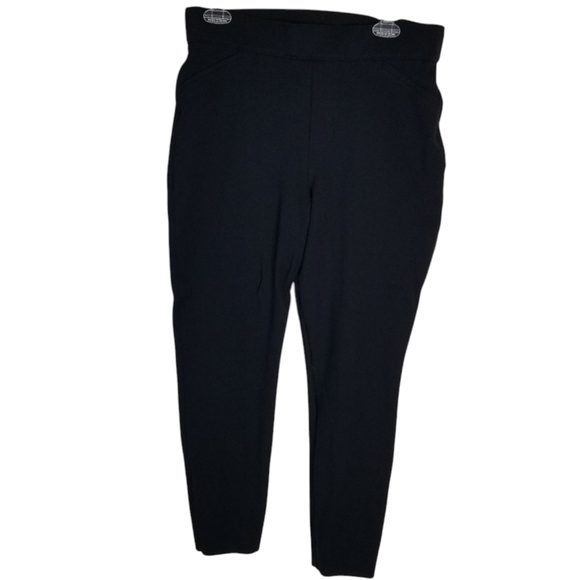Spanx The Perfect Black Ankle Backseam Skinny Pant Size XL Slimming Stretch - Picture 3 of 15